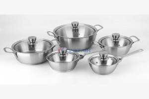 Unveiling Elegance: Stainless Steel Cookware Sets Of Bowl Shape