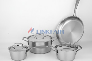 Unleashing Flavor: Stainless Steel Cookware Set of Straight Shape