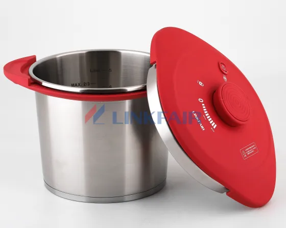 UFO Pressure Cooker, 7L/7.4QT Classic Pressure Pot with Red Lid 