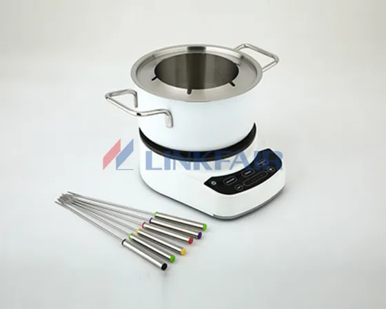 Stainless Steel Fondue Pot ,Temperature Controllable, Chocolate