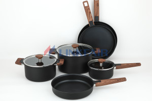 Non Stick Cookware Set with Water Transfer Handle