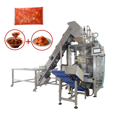 Premade Food Packing Machine Liquid Mixed Granule Bag Pack