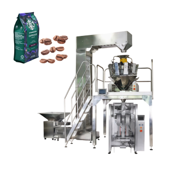 OEM Full Automatic Quad Bag Coffee Beans Packing Machine