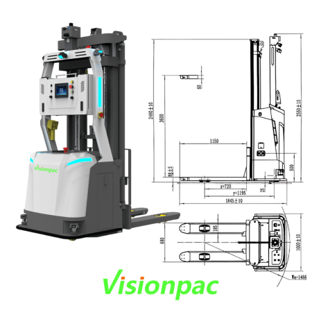 Visionpac Automated Stacker AGV Smart Pallet Mover