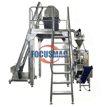 Automatic Cassava Leaves Grinding and Packing Machine