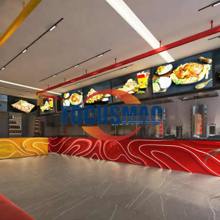 Flexible Chain Restaurant Conveyor System 