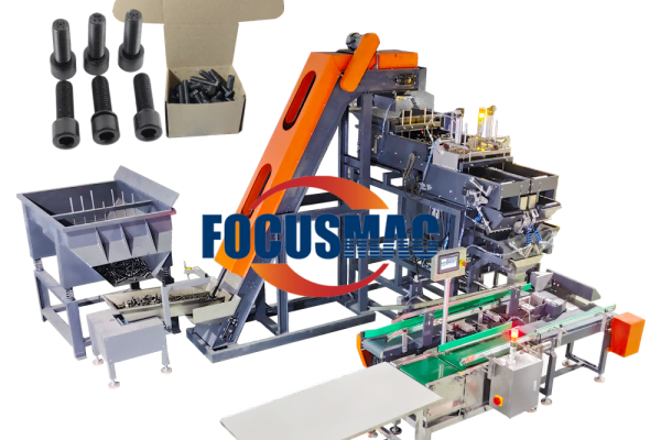 Auto Fastener Packing Large Size Hardware Carton Filling System