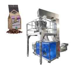 M Shape Paper Preformed Stand Up Pouch Filling Sealing Machine