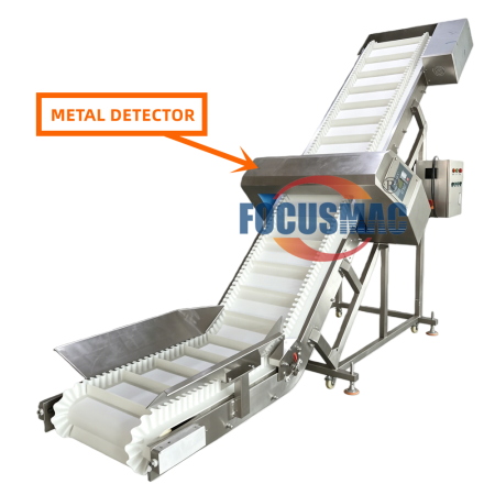 Metal Detecting Belt Conveyor for Food Industrial
