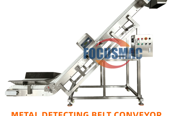 Metal Detecting Belt Conveyor for Food Industrial