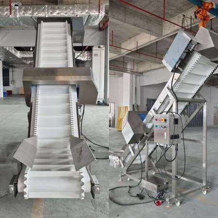 Metal Detecting Belt Conveyor for Food Industrial