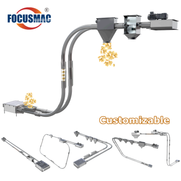 Tubular Drag Chain Conveyor Tube Chain Conveyor Tubular Cable Conveyor