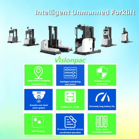 Visionpac Automated Stacker AGV Smart Pallet Mover