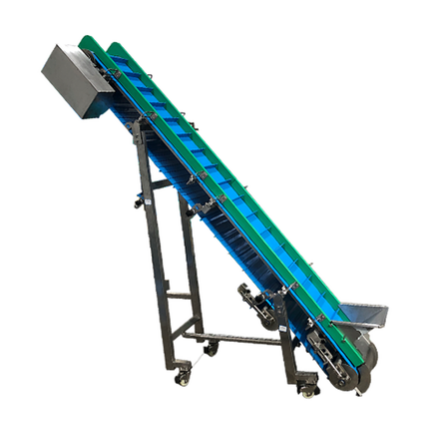 Inclined belt conveyor