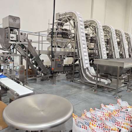 Máquina envasadora de barras de fruta completamente automática