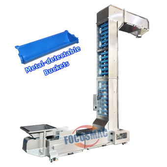 Metal Detectable Bucket Elevator for Food Manufacturer Plant