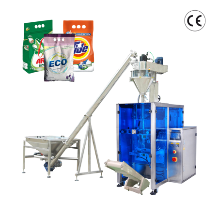 Máquina envasadora automática de polvos en bolsas grandes