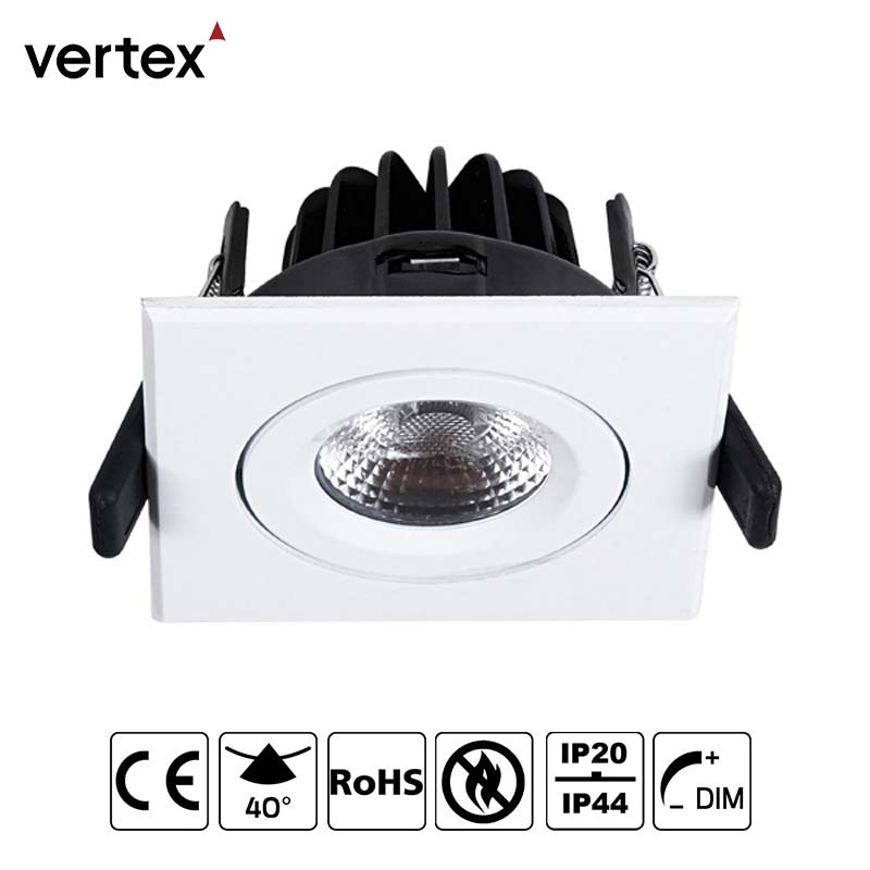 Vierkante downlight V6184