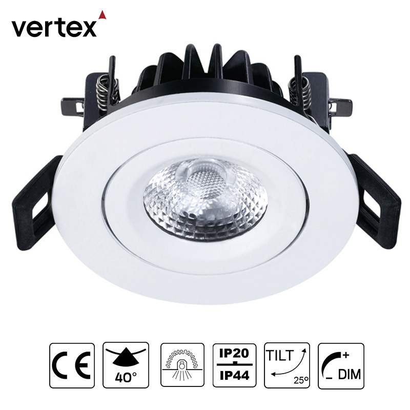 LED downlight 230v met slimme veer.- FA6084(VA6084) -