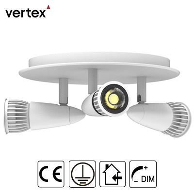 Badrumsspotlights i taket | Takspotsbelysning CDL-3A