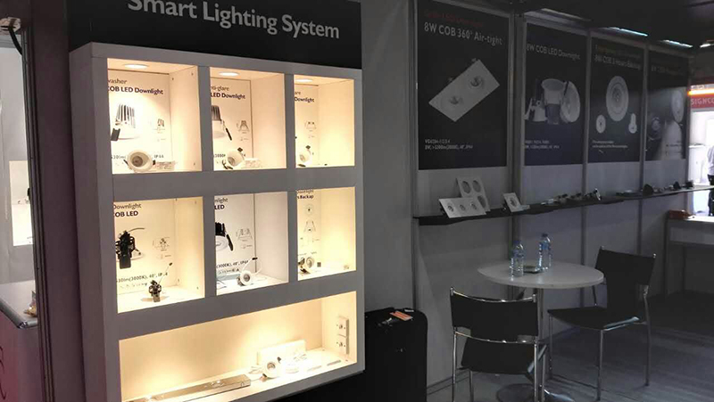 Vertex Smart Control LED-belysning lyser starkt i Doha Exhibition Center