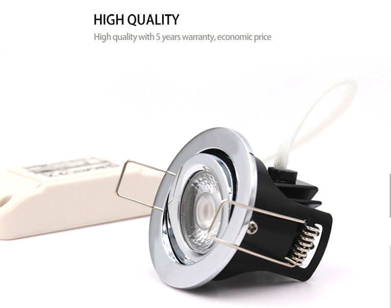 Dimbare inbouw led downlight