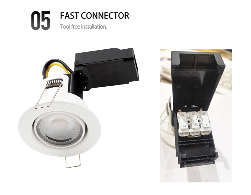 Integrerad led downlight